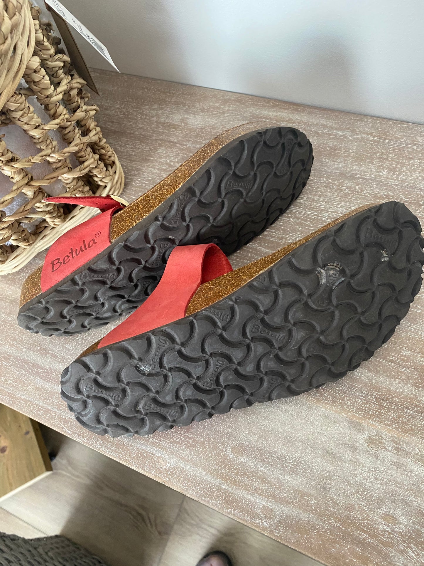 Betula by Birkenstock Leather Sandals Size 9