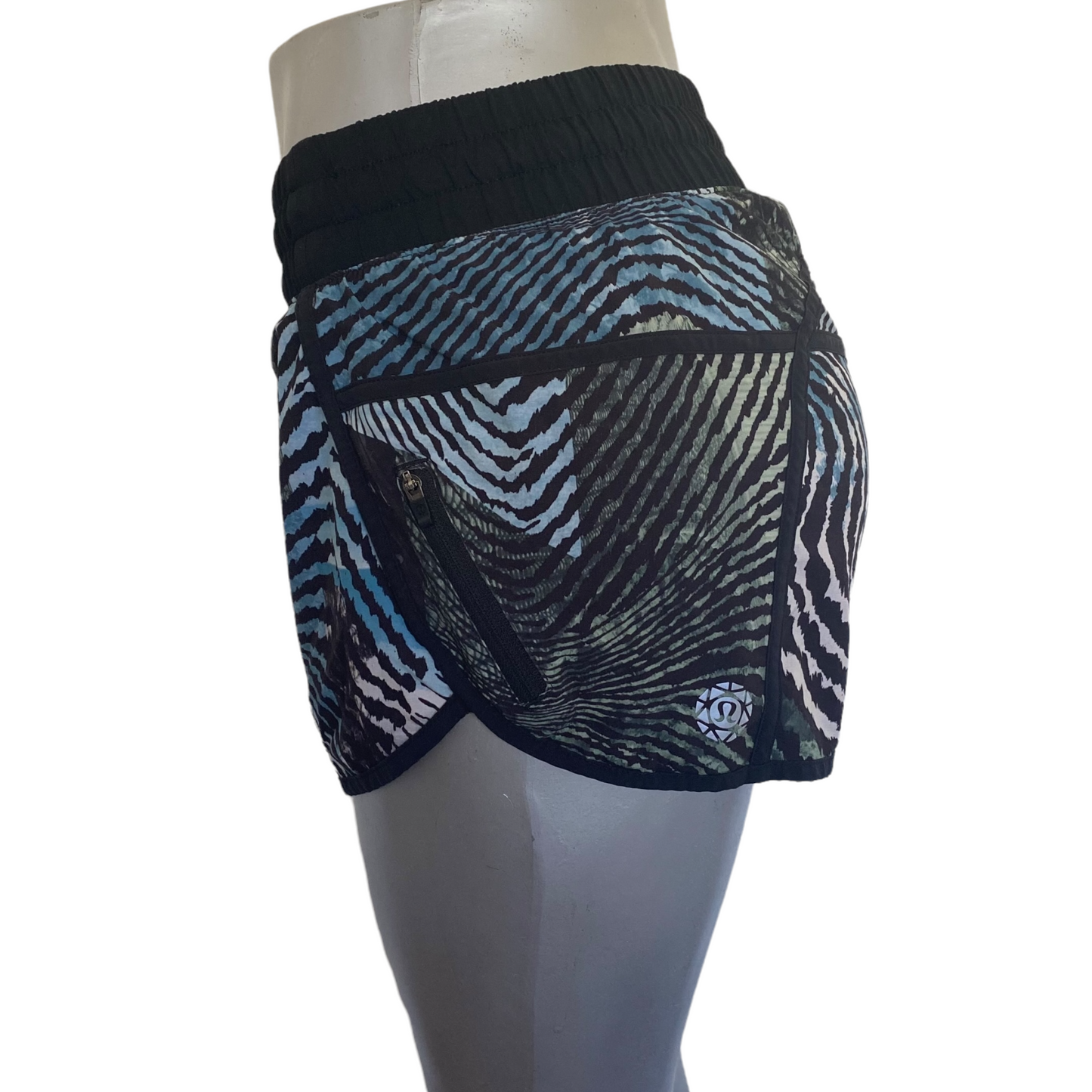 RARE Lululemon Tracker Shorts III 2016 Seawheeze Size 8