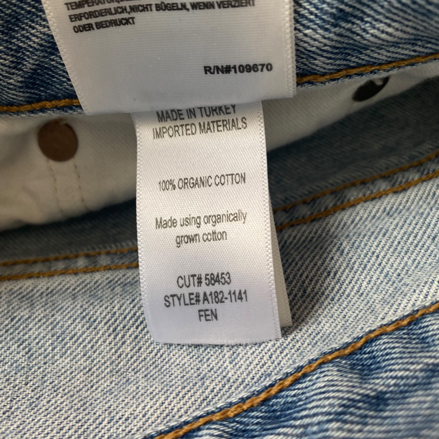 AGOLDE Fen High Rise Relaxed Tapered Jeans Size 32