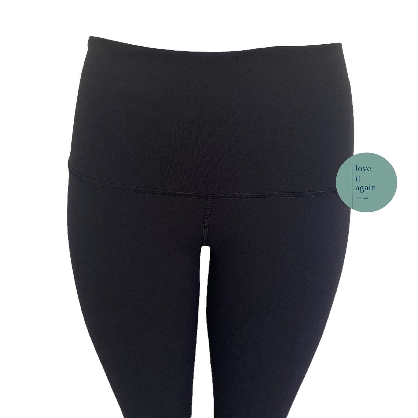 Rare Lululemon Wunder Under Super High Rise Crop II Full On Luon Roll Down Size 10