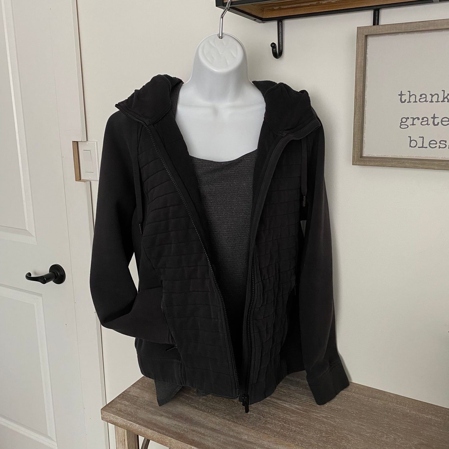 Rare Lululemon Fleece Be True Hoodie Full Zip Size 12