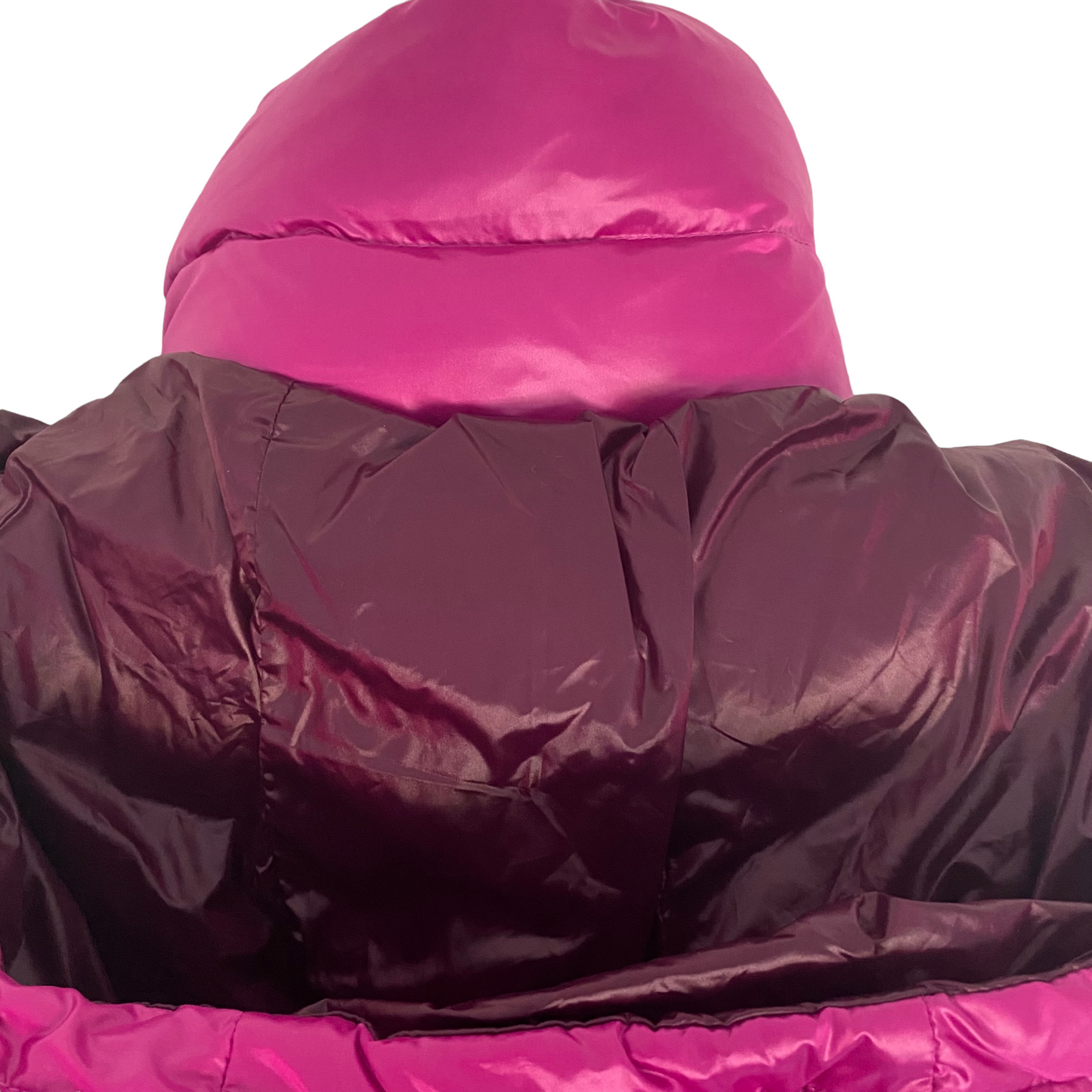 Moncler Luzule Down Hooded Vest Magenta Fuchsia