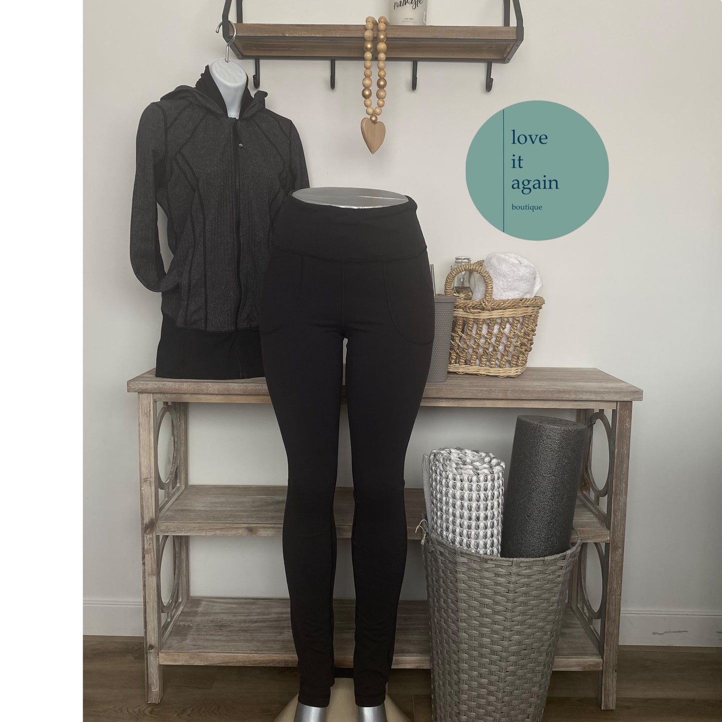 Rare Lululemon Skinny Will Pant Full On Luon Black Size 8