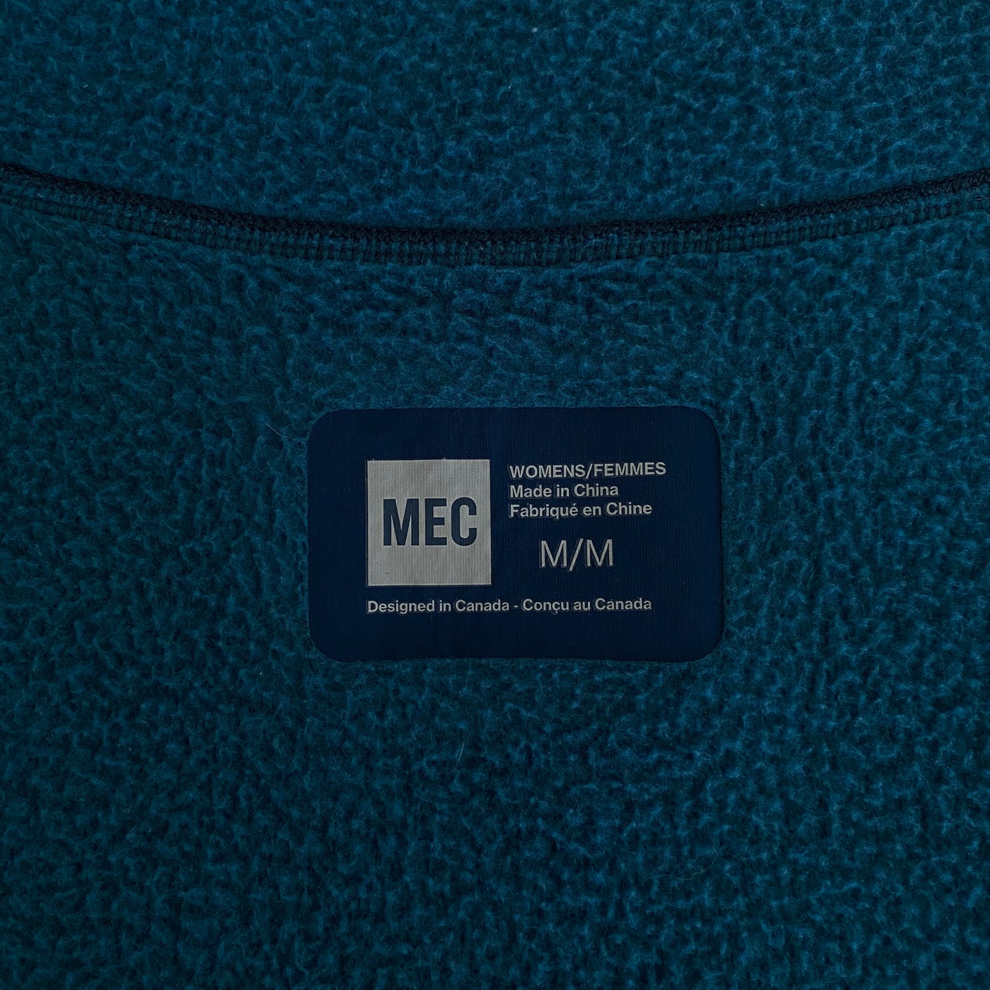 MEC Fleece Full Zip Jacket Size Medium