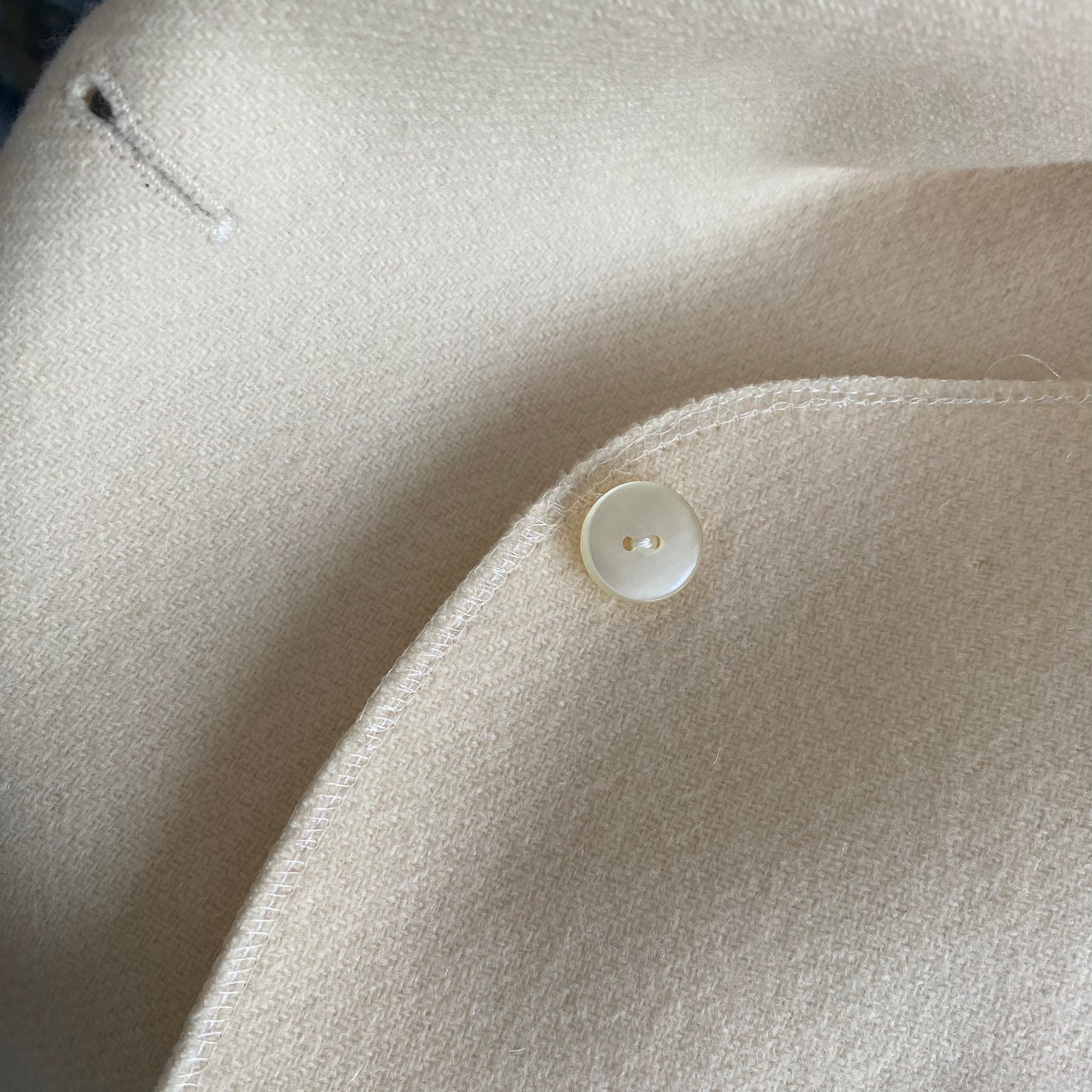Vintage Cropped Wool Double Breasted Blazer Jacket