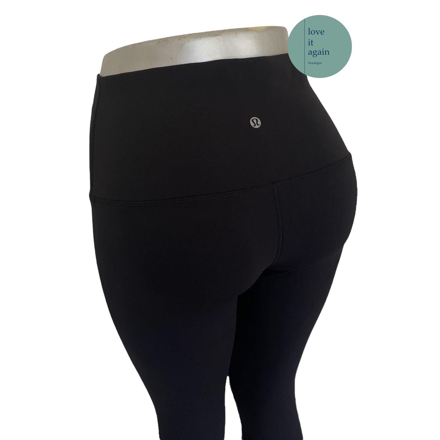Rare Lululemon Wunder Under Super High Rise Crop II Full On Luon Roll Down Size 10