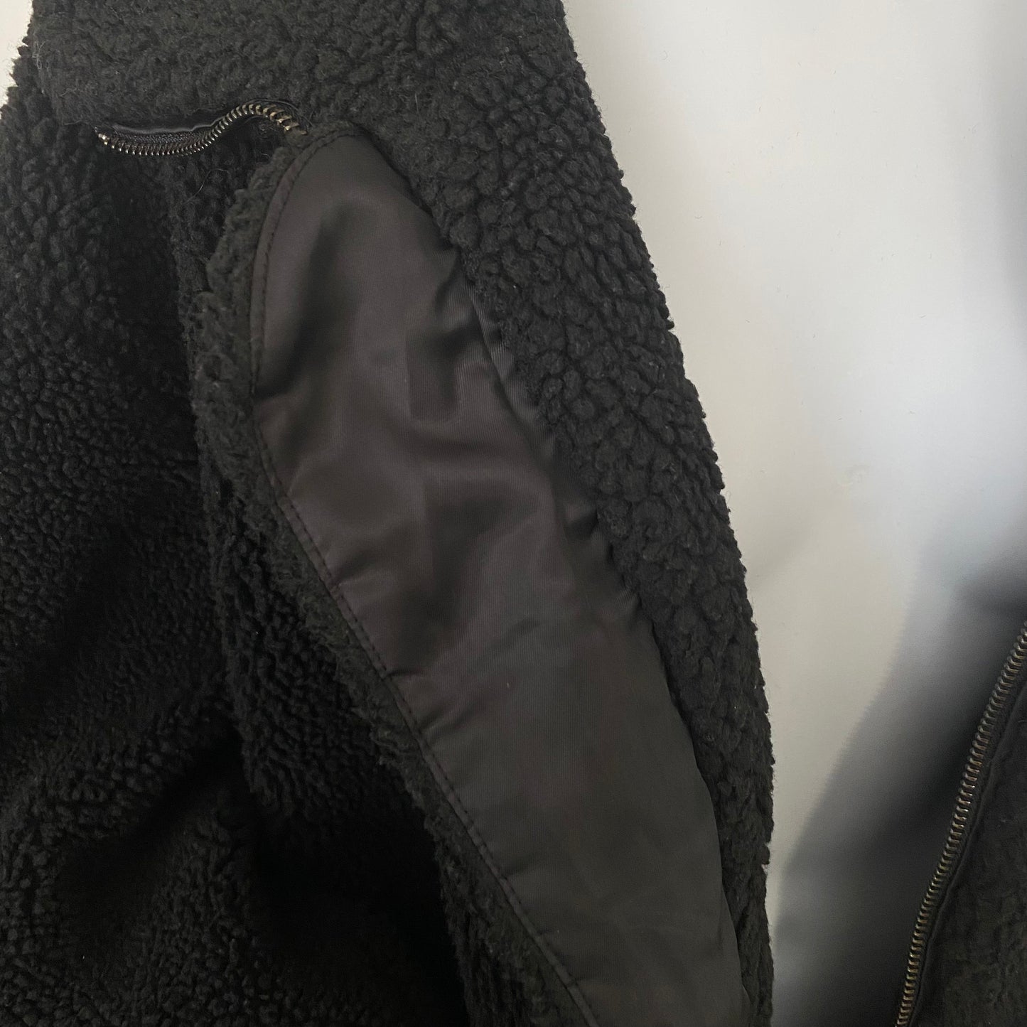 Brunette The Label Oversized Teddy Jacket Size XS/S