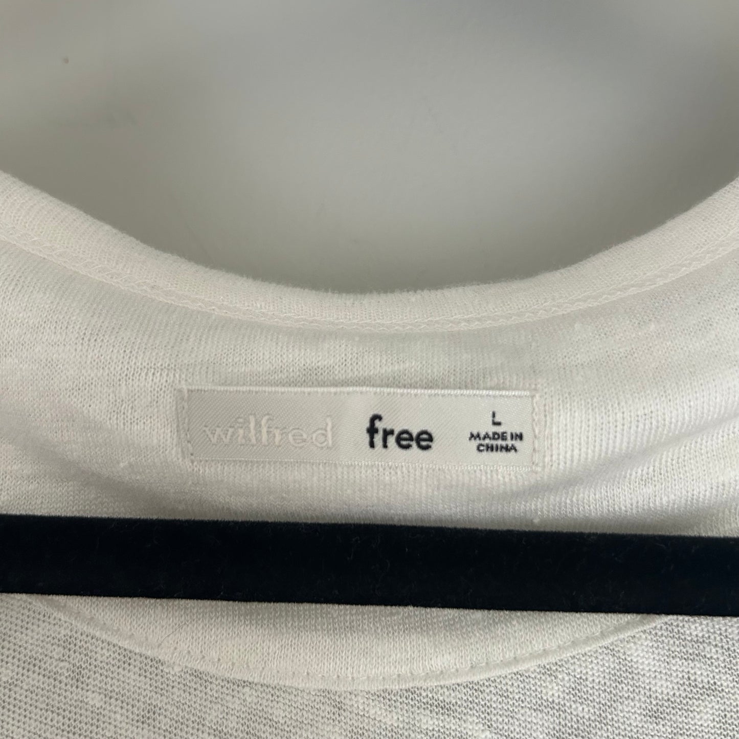 Wilfred Free Cap Sleeve 100% Linen Top Size Large