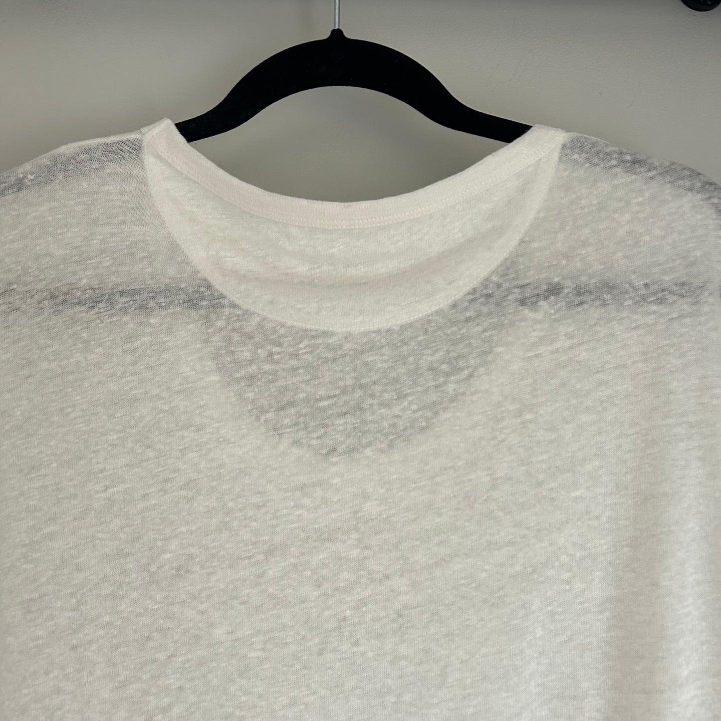 Wilfred Free Cap Sleeve 100% Linen Top Size Large