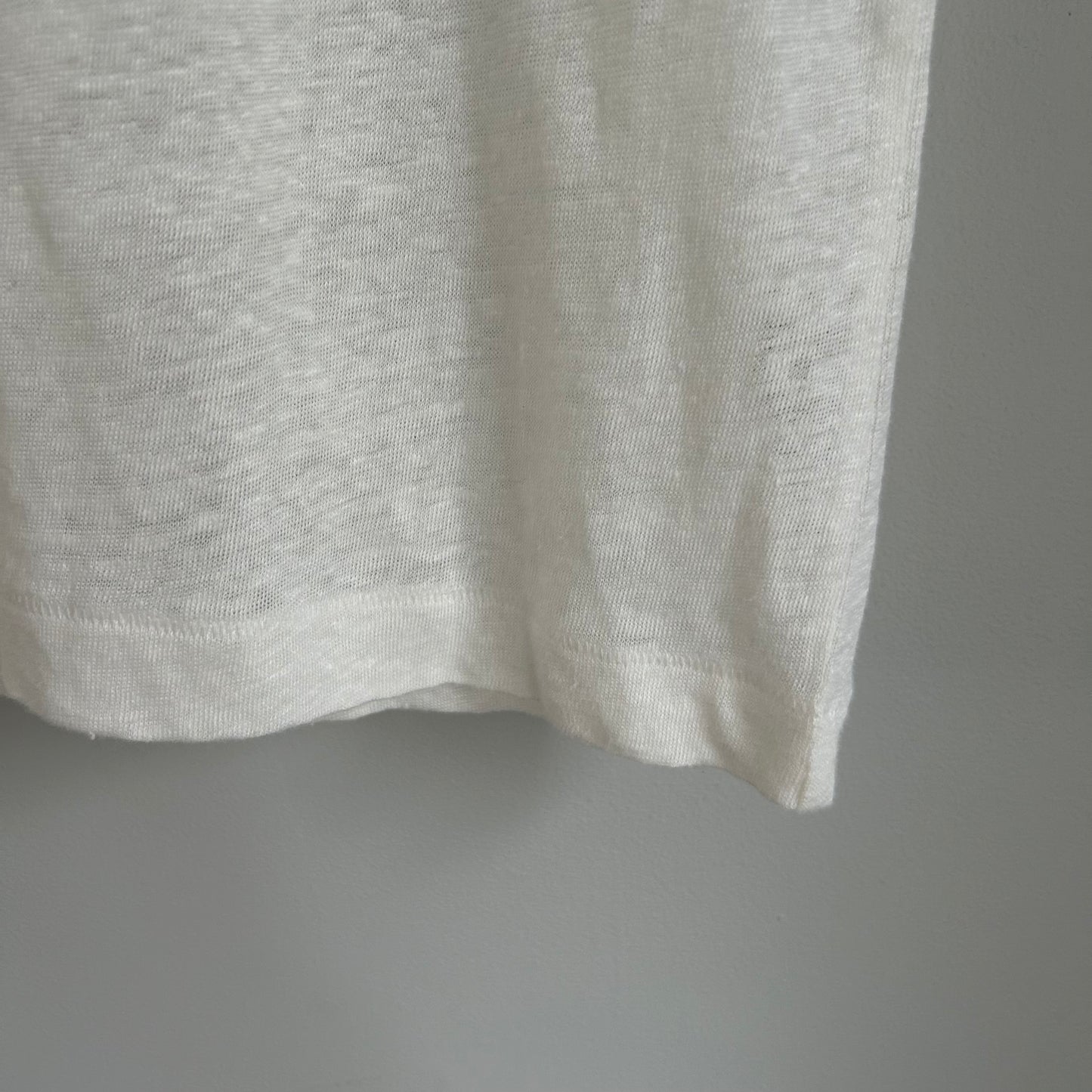 Wilfred Free Cap Sleeve 100% Linen Top Size Large