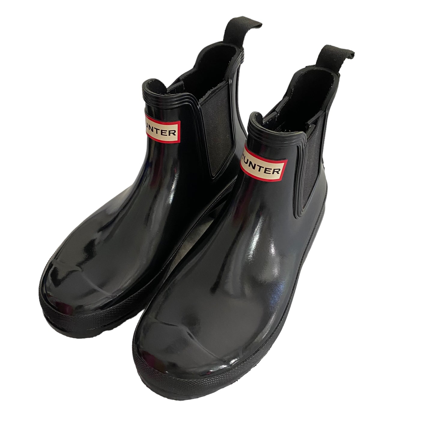 Hunter Chelsea Gloss Waterproof Rubber Rain Boots Size 7