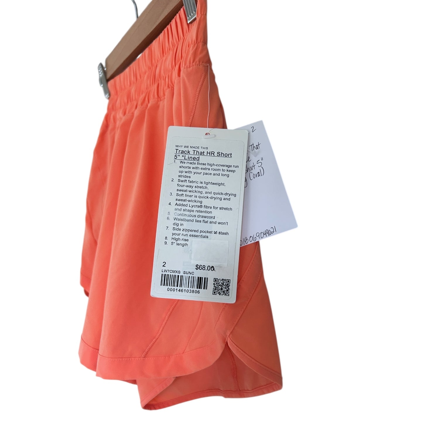 NEW! Lululemon Track That High-Rise Lined Shorts 5” Rare Size 2