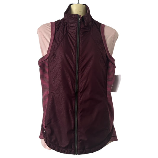 Lululemon Size 8 Rebel Runner Vest Bordeaux Drama Bumble Berry Rare