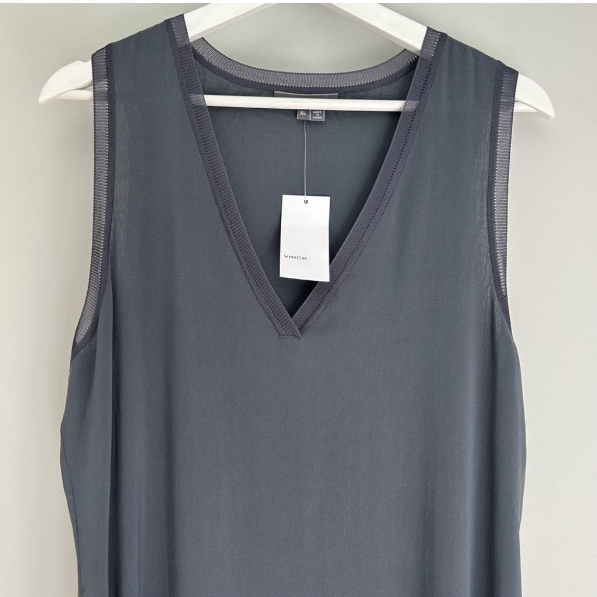 NEW! Vince Silk Dress Maxi Size XL