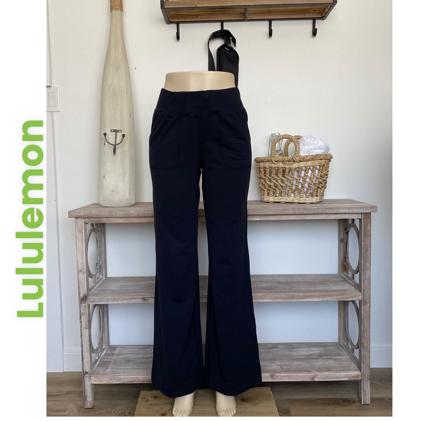 Lululemon Wide Leg High Rise Pants Luon Size 6