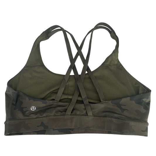 Rare Lululemon Camo Energy Bra Size 12
