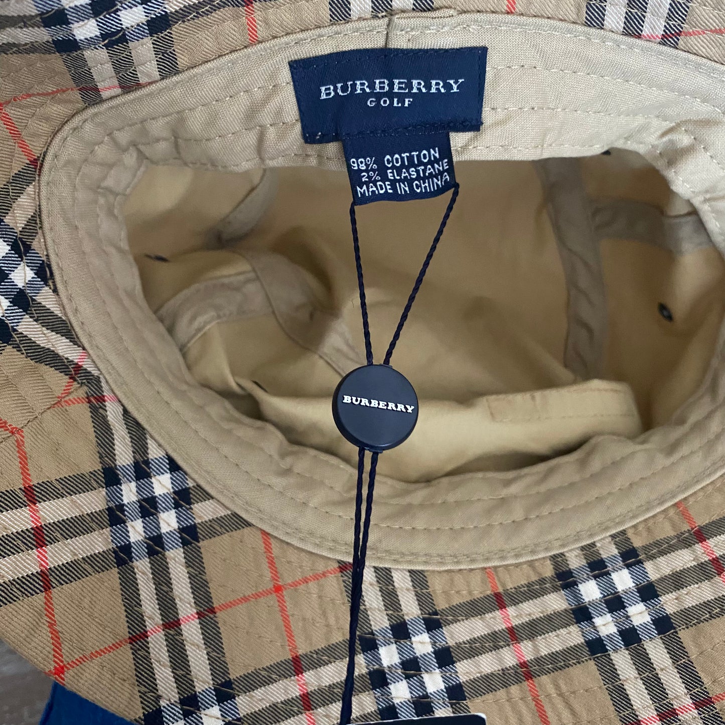 Burberry Camel Bucket Hat NWT