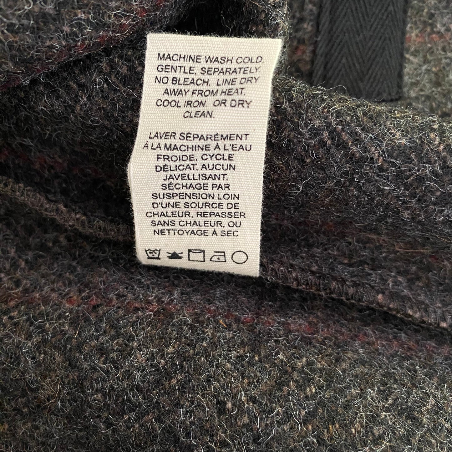 Woolrich Men’s Wool Tweed Vest Size Large