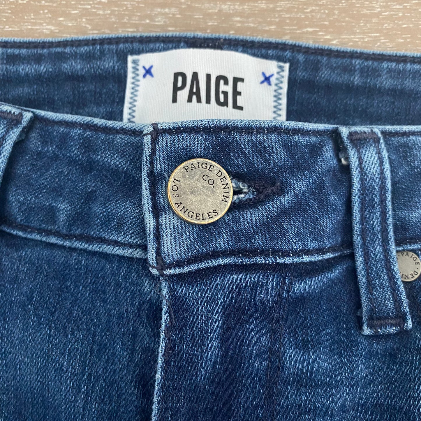 PAIGE Hoxton Ankle Blue Denim Jeans Size 27