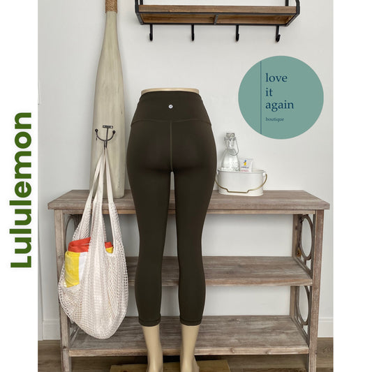 Rare Lululemon Wunder Train High Rise Crop Size 6