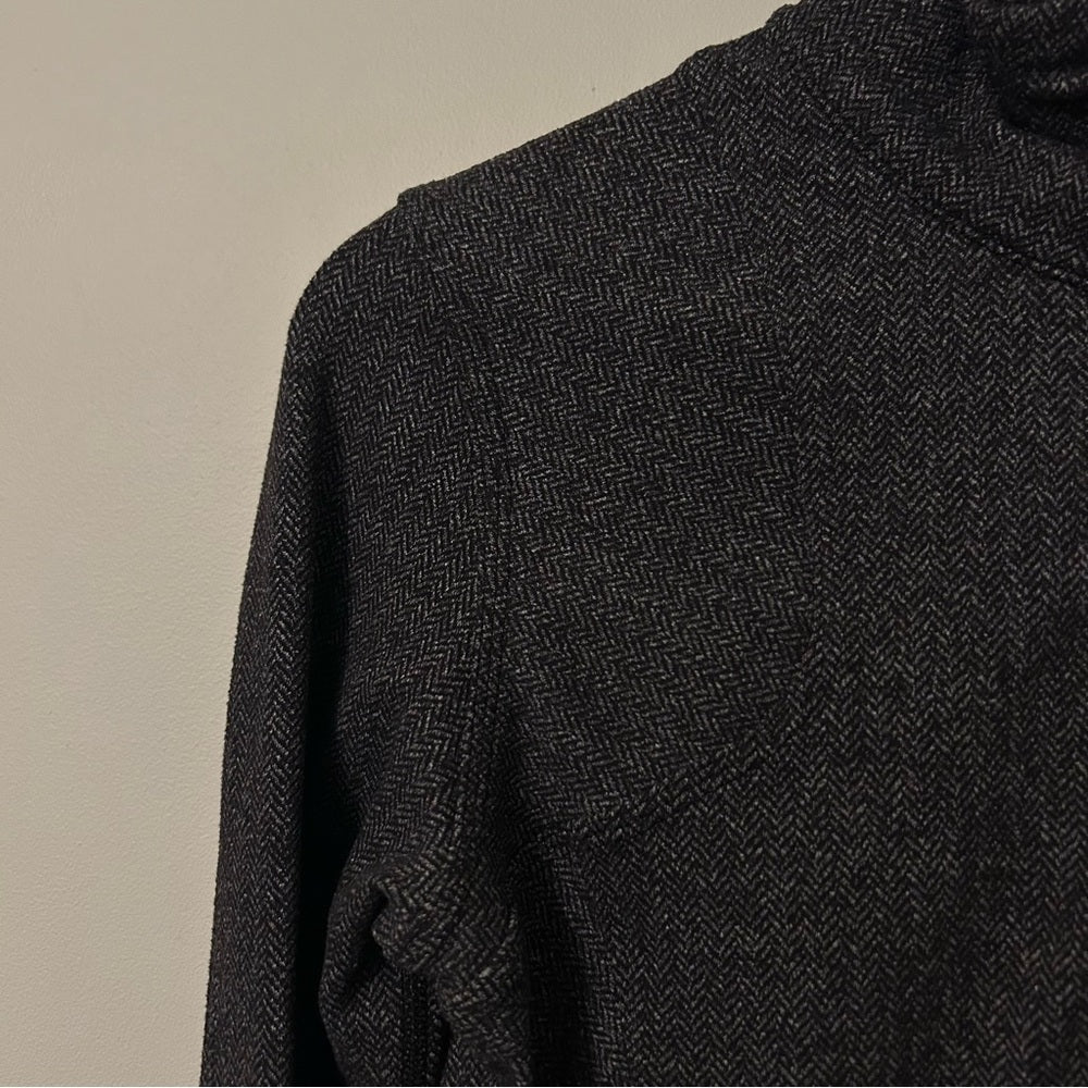 Lululemon Kanto Catch Me 1/2 Zip Herringbone Pocket RARE Size 6