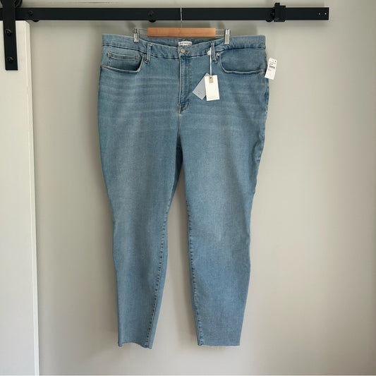NEW! Good American Good Legs Skinny Super Stretch Denim Jeans Plus
