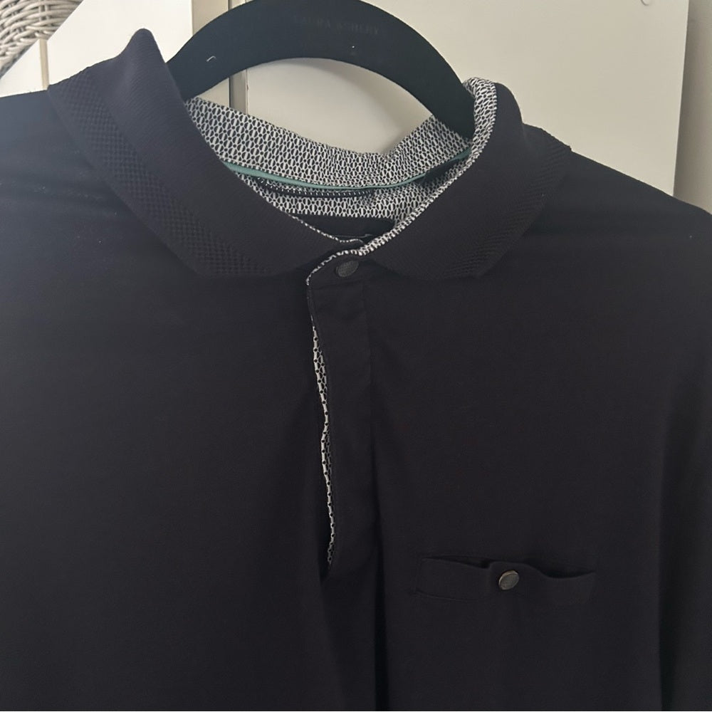 Ted Baker Polo Short Sleeve Shirt Size Medium to Large