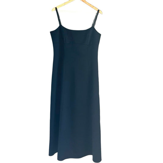 Long Dark Navy Formal Gown Dress Empire Waist Size 12