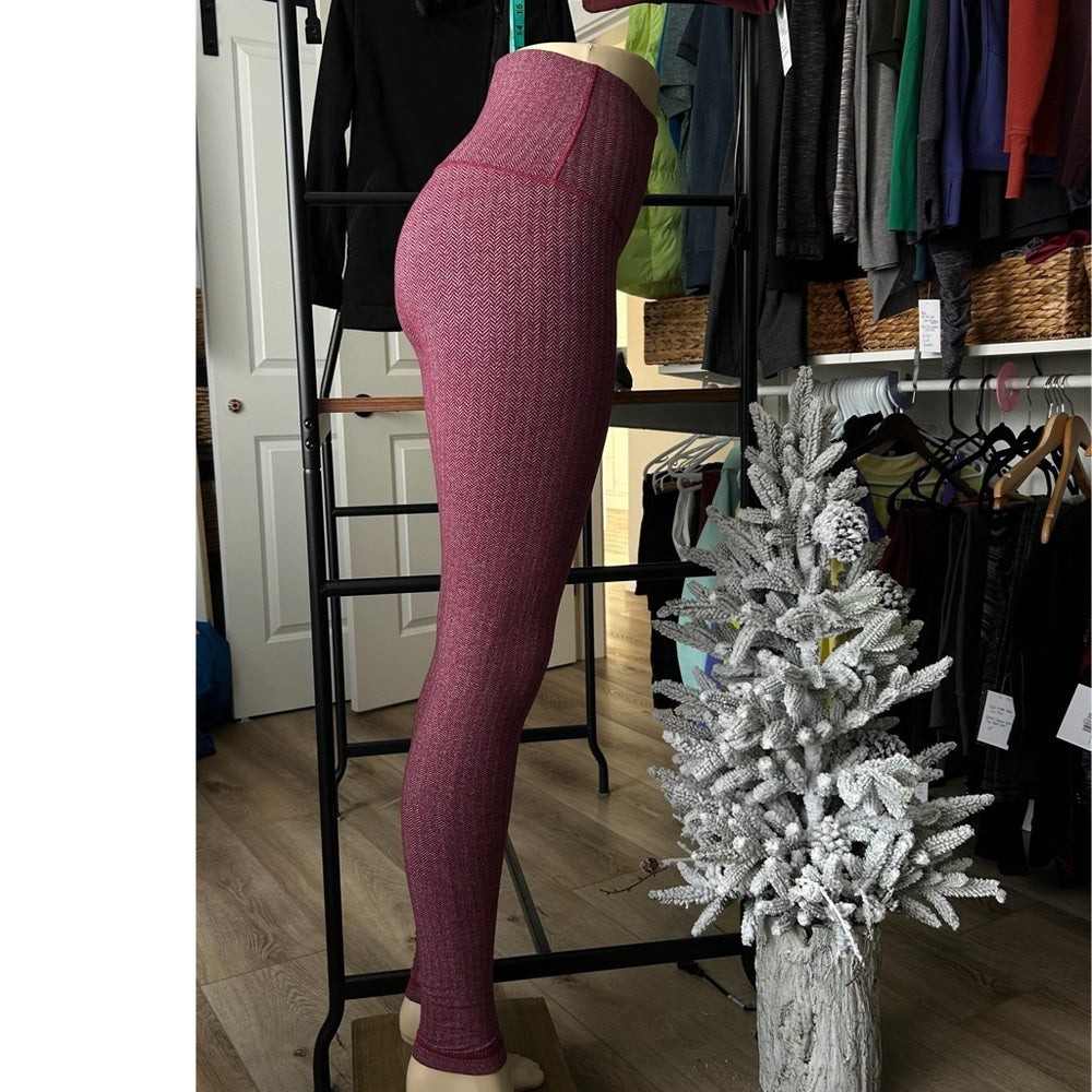 Lululemon Herringbone Wunder Under Hi-Rise Legging Warm Rare Size 4