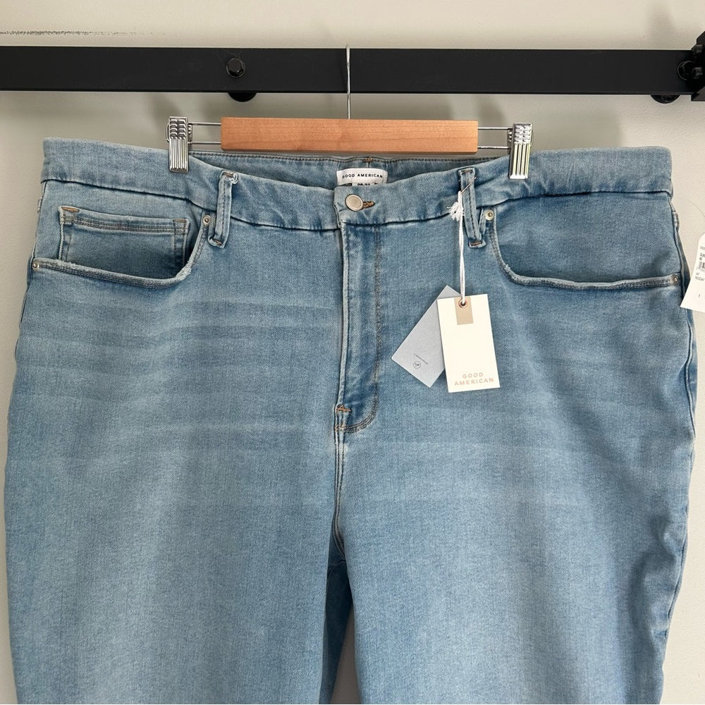 NEW! Good American Good Legs Skinny Super Stretch Denim Jeans Plus