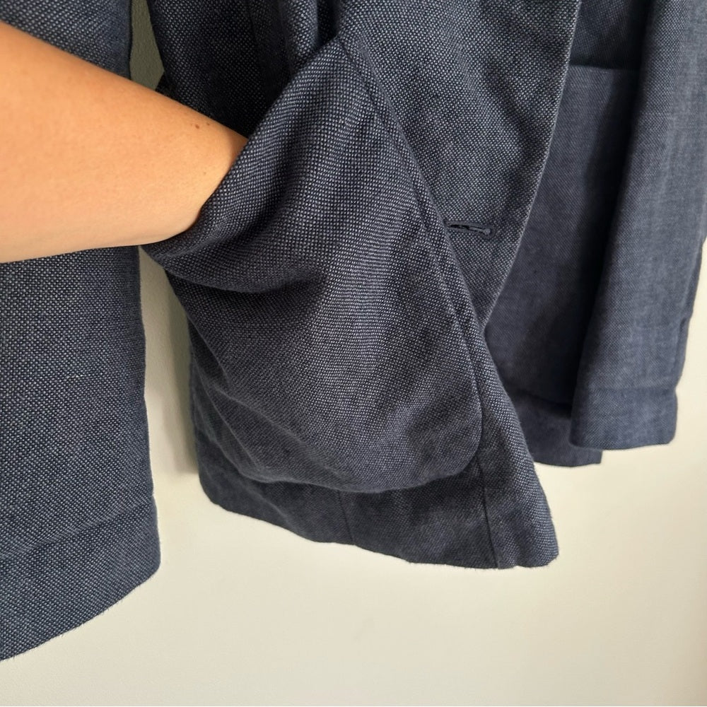 Aritzia Wilfred Linen Oversized SoftBlazer Jacket