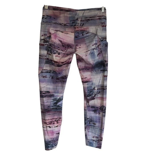 Lululemon Fast & Free 7/8 II Nulux High Rise Leggings Leg Pockets Size 10 - Love it again boutique
