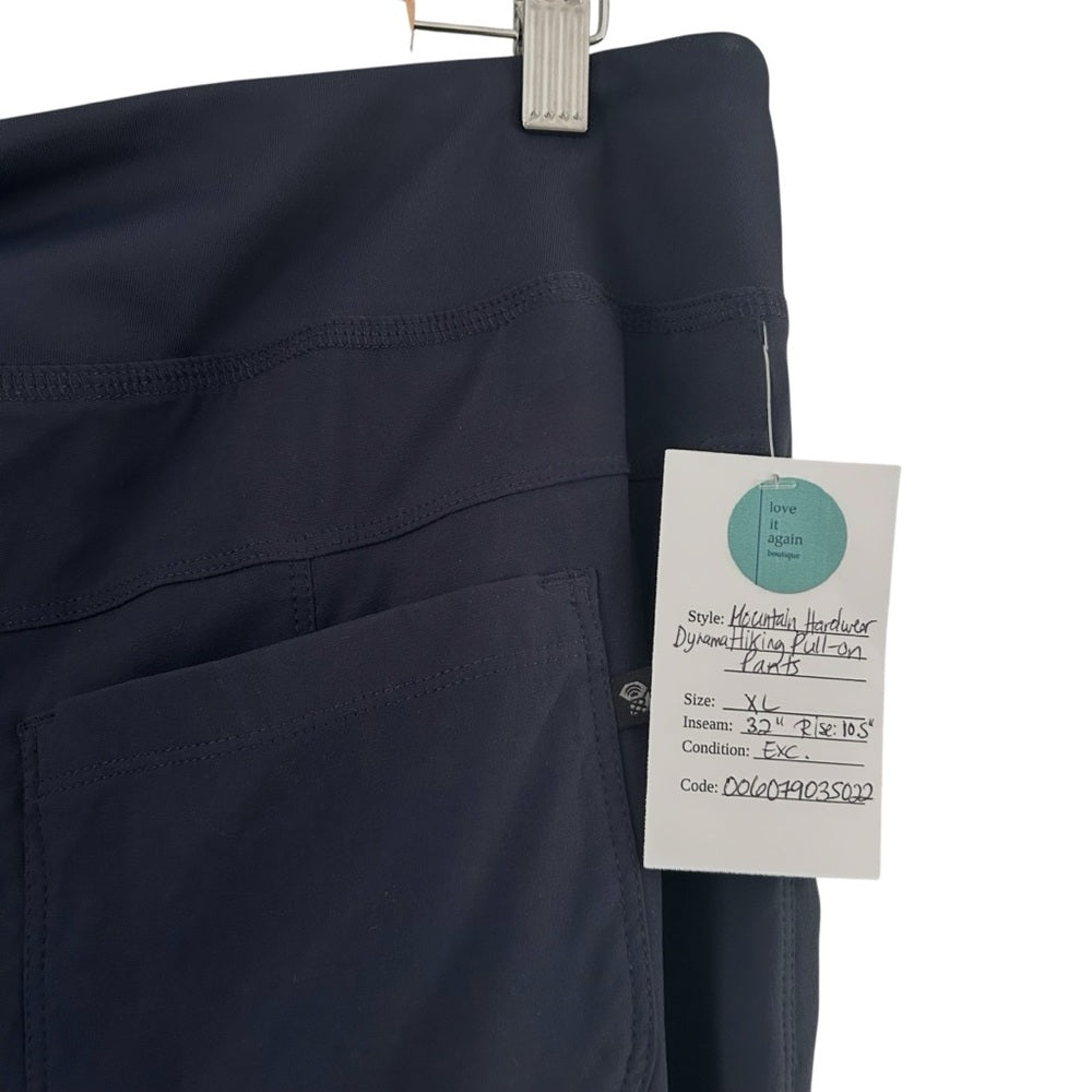 Mountain Hardwear Blue Dynama Hiking Pull On Pants Stretchy Size XL