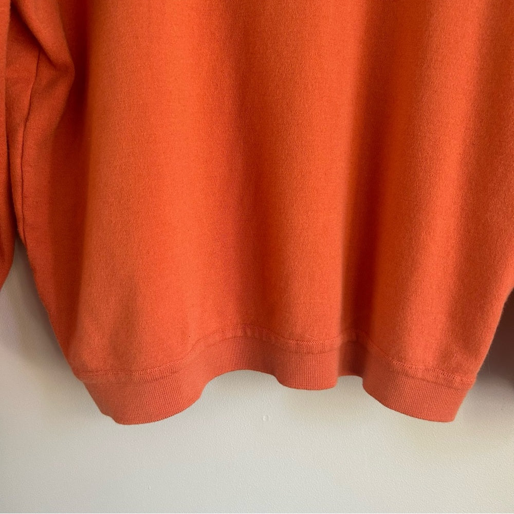 Saint Croix Wool Quarter Zip Mock Neck Long Sleeve Sweater