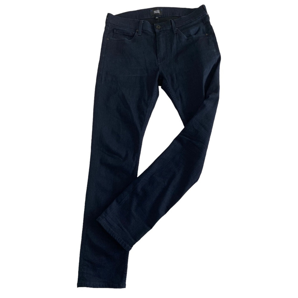 PAIGE Men’s Lennox Slim Fit Denim Jeans Dark Wash Size 32