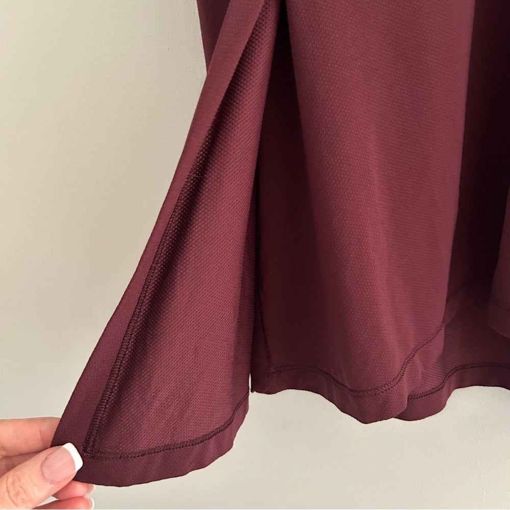 Lululemon Wrapper’s Delight Burgundy Sleeveless Tank Top Rare Size 10 - Love it again boutique