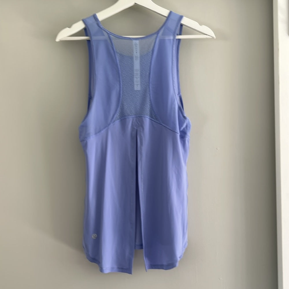 Lululemon Hydrangea Sculpt Tank Tie Back Like New Rare Size 4