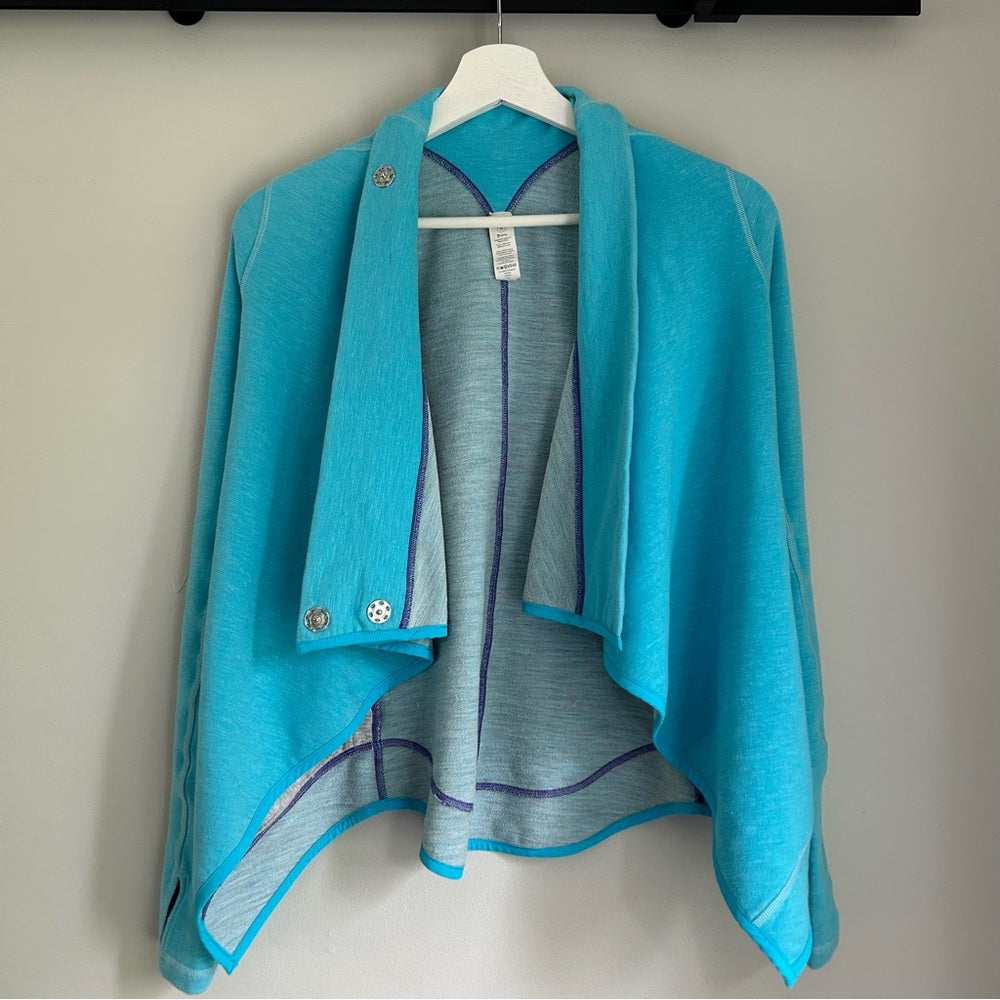 Ivivva (by Lululemon) Stretch N’ Recovery Wrap Cardigan Rare Women’s Extra Small