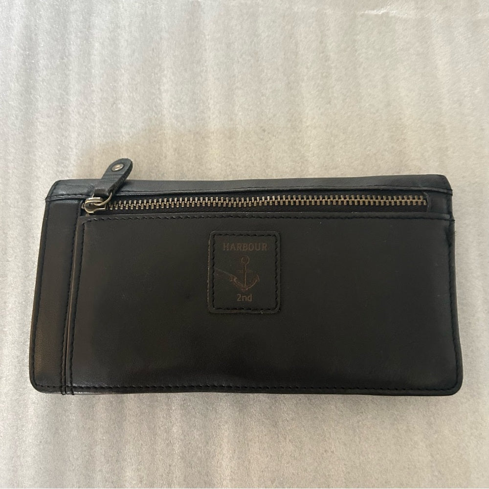 Harbour 2nd Genuine Leather Black Wallet