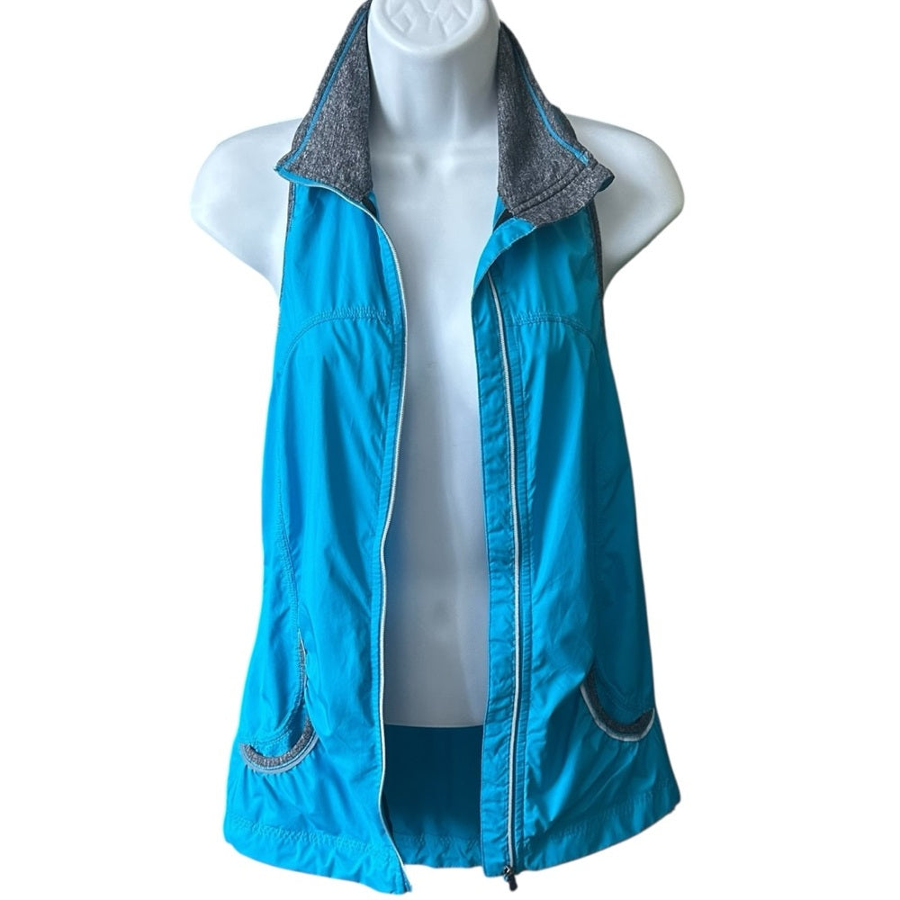 Lululemon Record Breaker Full Zip Racerback Vest Rare Size 4