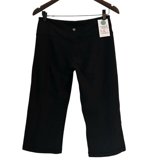 Lululemon Groove Crops Reversible Luon Rare Size 8