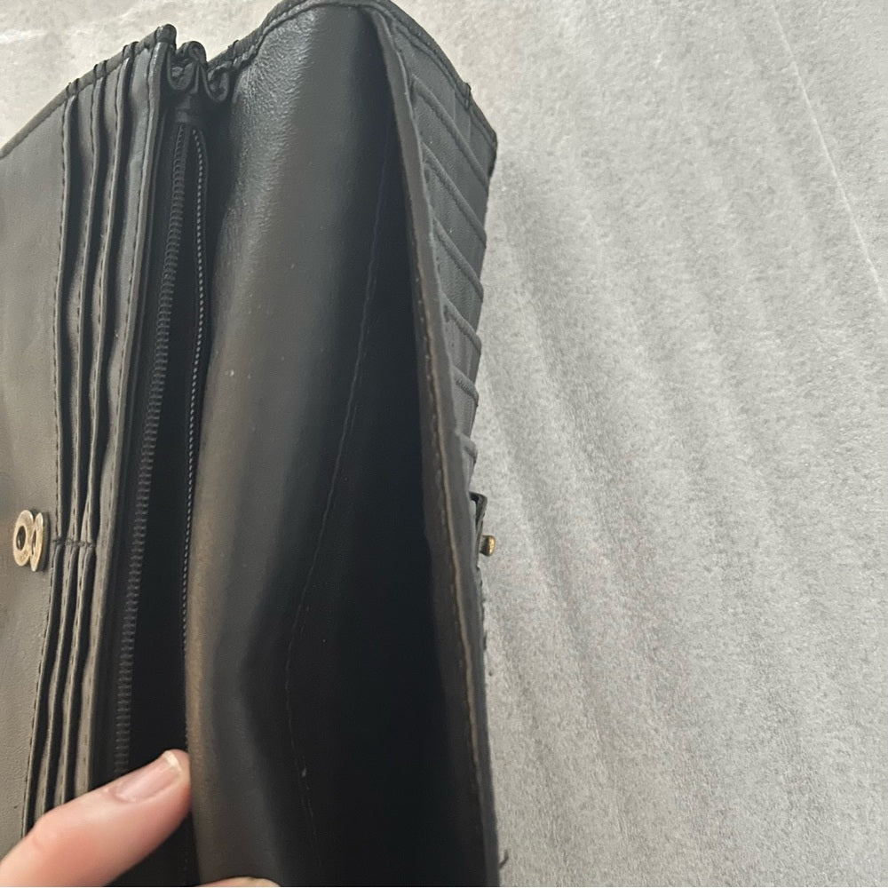 Harbour 2nd Genuine Leather Black Wallet