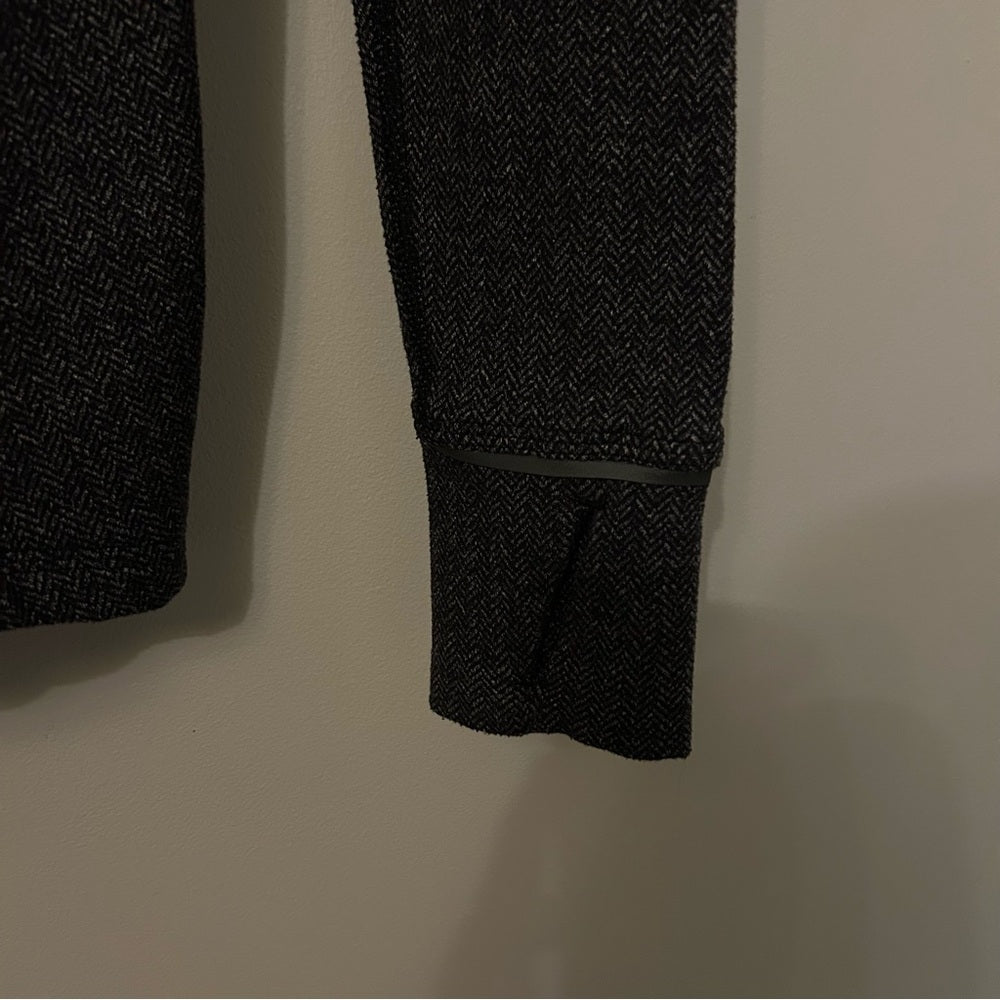 Lululemon Kanto Catch Me 1/2 Zip Herringbone Pocket RARE Size 6