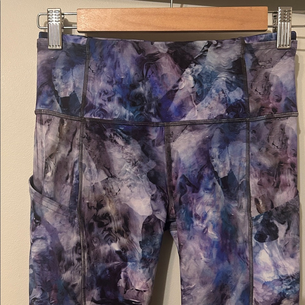 Lululemon Fast and Free High Rise Legging Leg Pockets Non-Reflective 25” Size 4