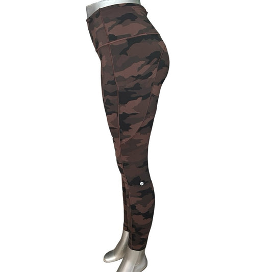 Lululemon Fast Free High Rise Tight 28” Non Reflective Brushed Leg Pockets