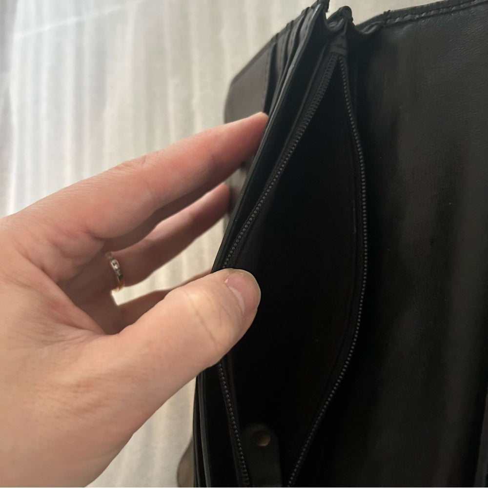 Harbour 2nd Genuine Leather Black Wallet