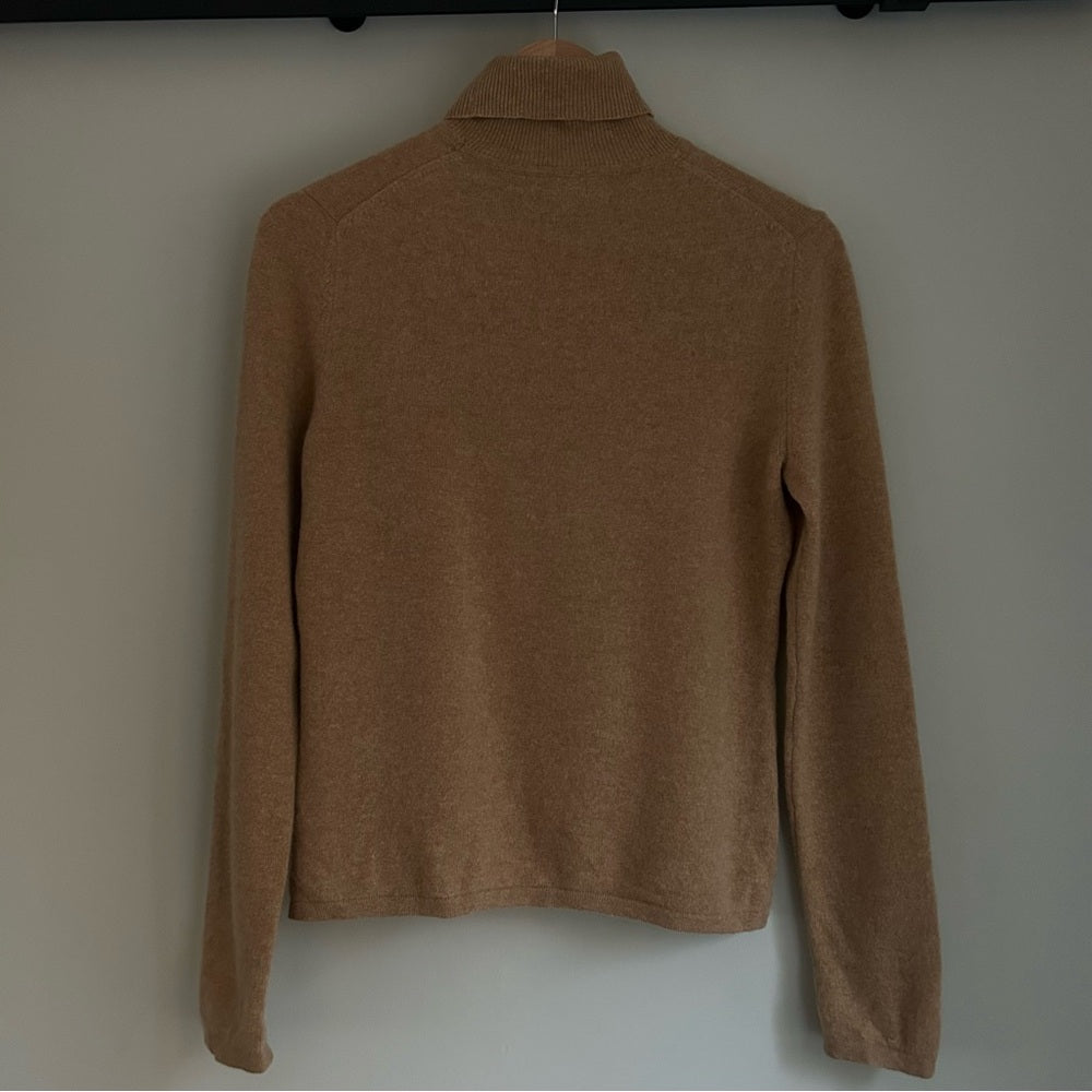100% Cashmere Turtleneck Long Sleeve Sweater Size Medium