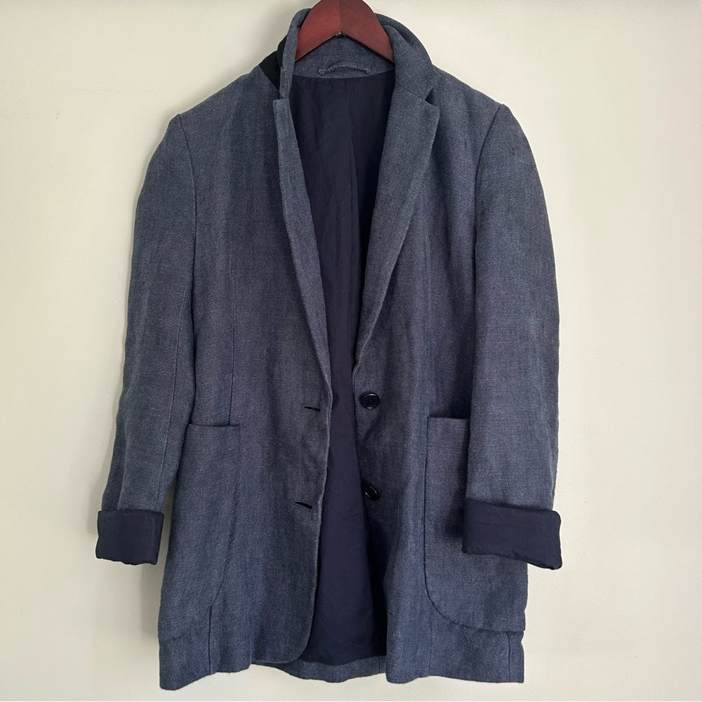 Aritzia Wilfred Linen Oversized SoftBlazer Jacket