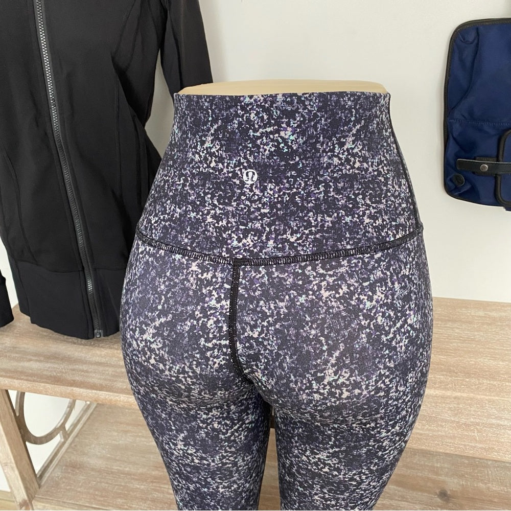 Lululemon Wunder Under Super High Leggings Full-On Luon (Roll Down) Rare Size 4