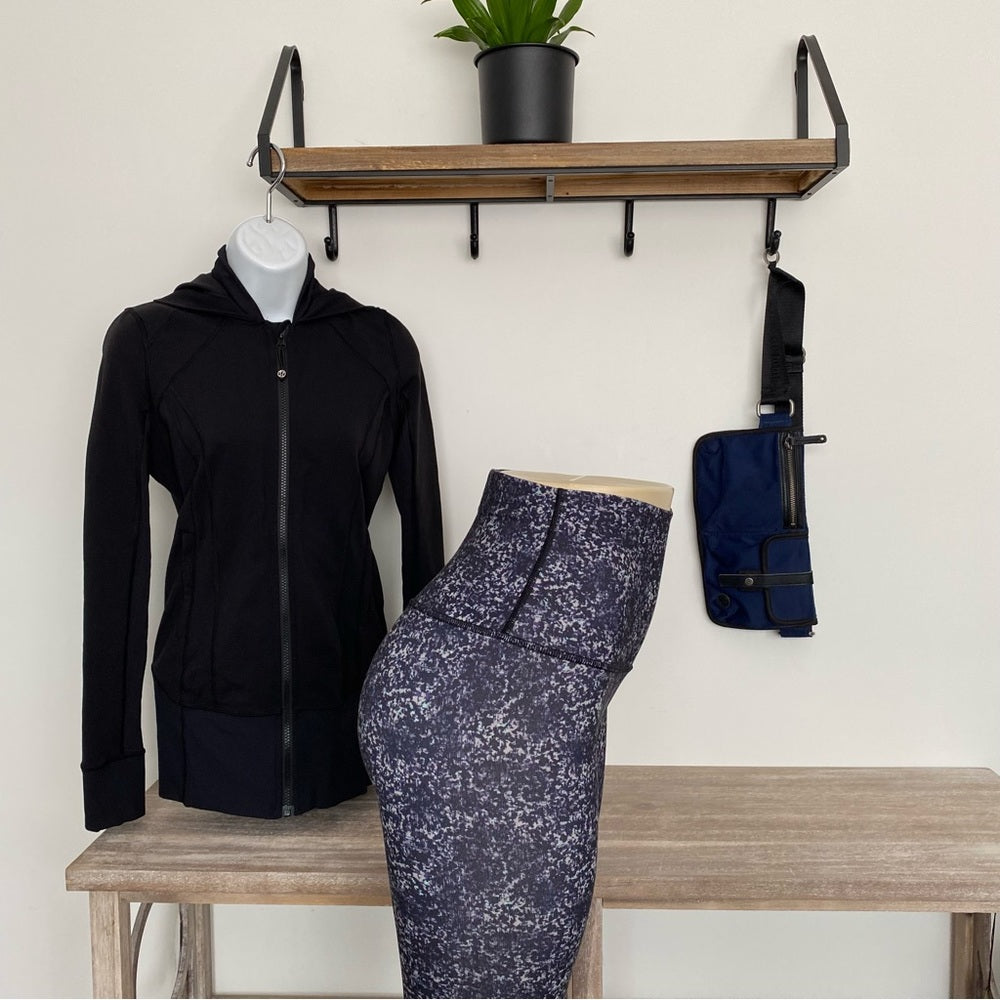 Lululemon Wunder Under Super High Leggings Full-On Luon (Roll Down) Rare Size 4